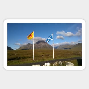 Scottish flags - Saltire and St Andrews cross Sticker